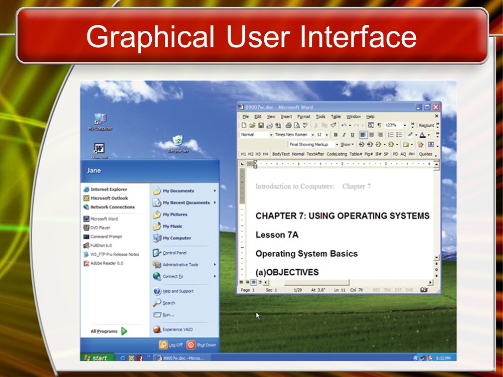 Graphical User Interface